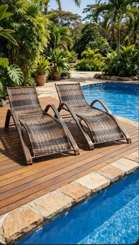Espreguiçadeira área piscina reforçada