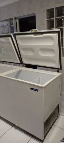 Freezer dupla açao ,110v, horizontal + 500 ltrs.