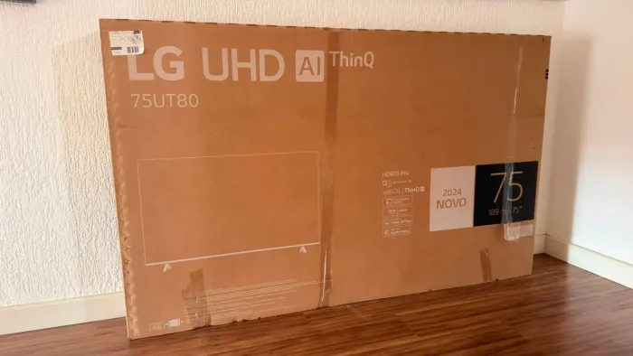 TV LG UHD AI ThinQ 75 polegadas - Nova na Caixa!