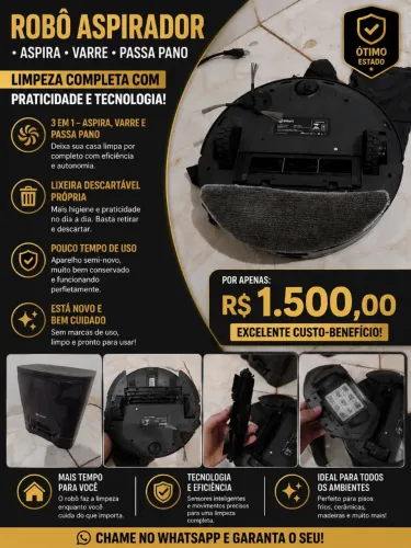 Robô aspirador kabum smart 