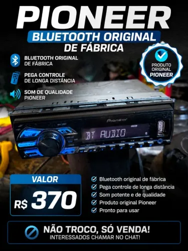 Pioneer com bluetooth original