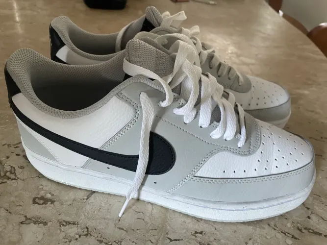 Tênis Nike Court Vision Low Masculi - Cinza