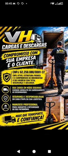 MÃO DE OBRA DISPONÍVEL/CARGA E DESCARGA DE TODOS OS TIPOS DE MERCADORIA
