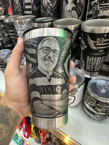 Copo Térmico 473ML com sua foto gravada no laser