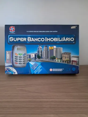 Jogo Super banco imobiliário - com maquininha 'crédito"