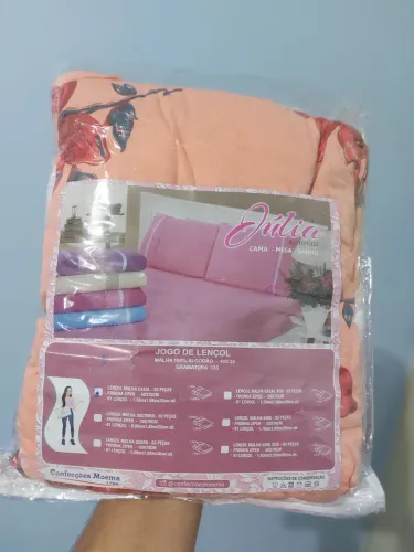 JOGO DE LENÇOL 3 PEÇAS R$ 80,00