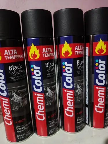 Tinta spray de alta temperatura