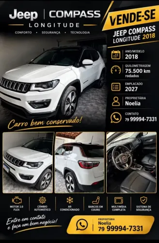 Jeep Compass Longitude 2.0 4X2 Flex 16V Aut. 2018