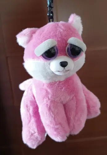 Raposa Rosa Chaveiro Feisty 