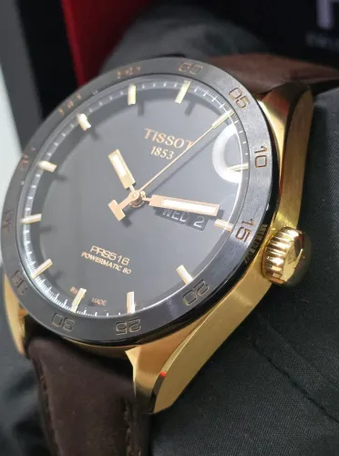 Relógio Tissot PRS 516 Dourado Powermatic 80