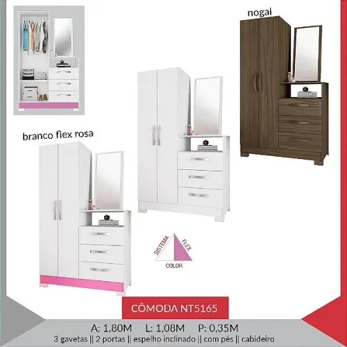 Cômoda NT ROSA