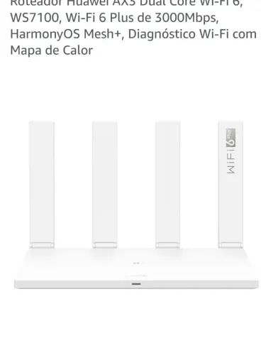 ROTEADOR HUAWEI AX3 QUAD CORE 