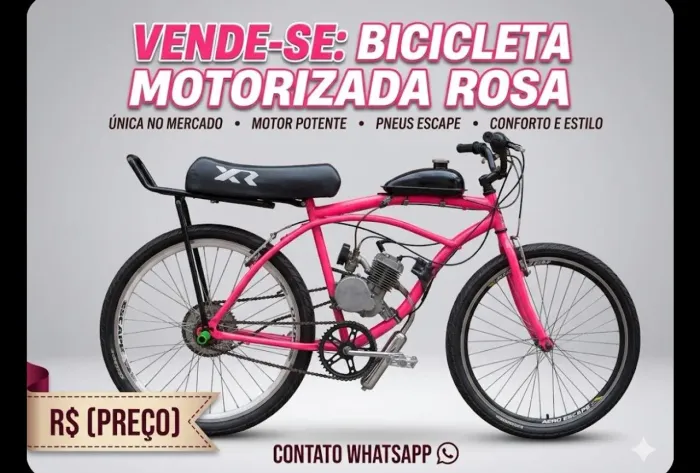Bicicleta motorizada 80 Cc 
