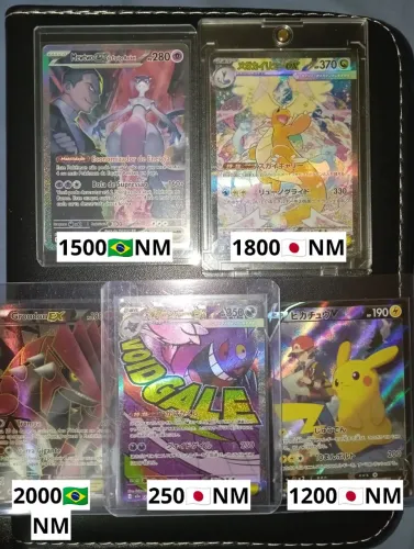 Cartas Pokémon Originais