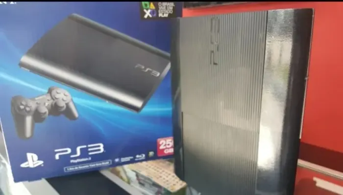 Playstation 3 Slim Novíssimo Completo/ Destravado c/2000 Jogos Lançamentos