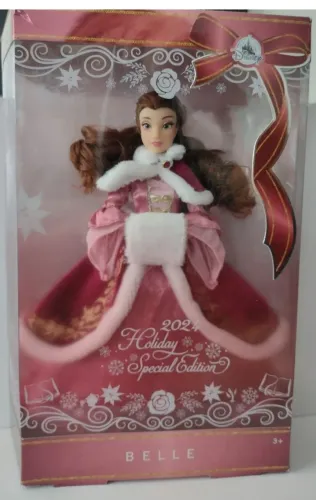 Boneca Bela Holiday Disney Store