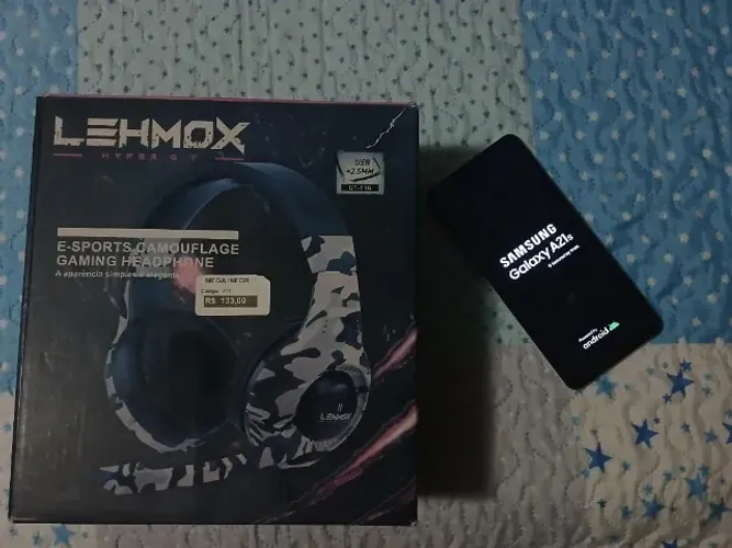 To vendendo celular A21s usado, (apenas o aparelho e uma pequena marca de uso na película)