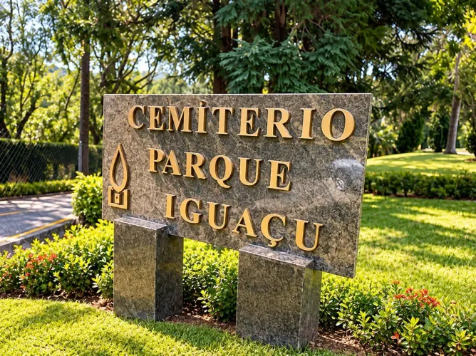 Jazigo 3 gavetas Cemitério Parque Iguaçu - taxa de transferência incluída