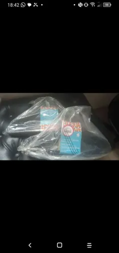 Cabides NOVO de veludo antideslizante 10 unidades<br>R$20,00<br>Novo
