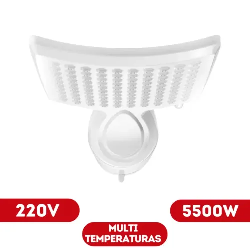 Chuveiro Ducha Multitemperaturas Loren Shower Ultra Lorenzetti 220V 5500W Branco