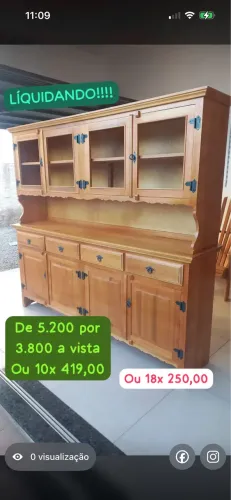 Armários madeira maciça 