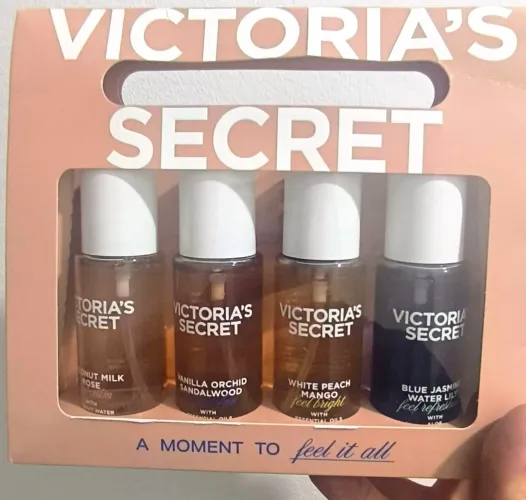 Kit com 4 Body Splash Victoria Secrets co 75ml cada, originais importados