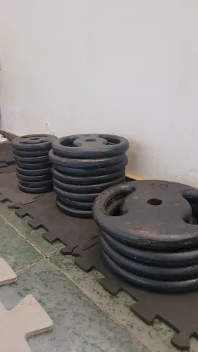 Anilhas vazadas para barras/halteres 