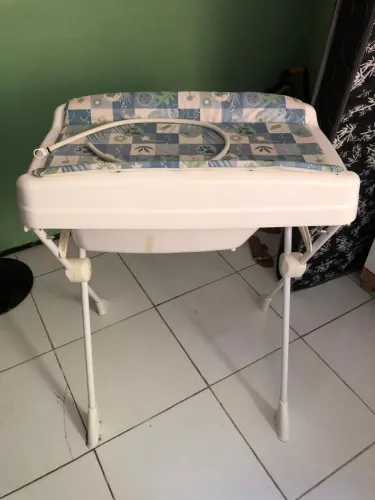 Banheira com trocador