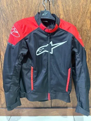 Jaqueta Alpinestars Superair Preto Vermelho