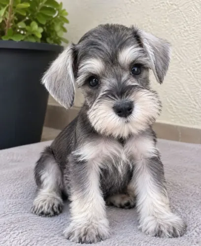 Filhote de Schnauzer