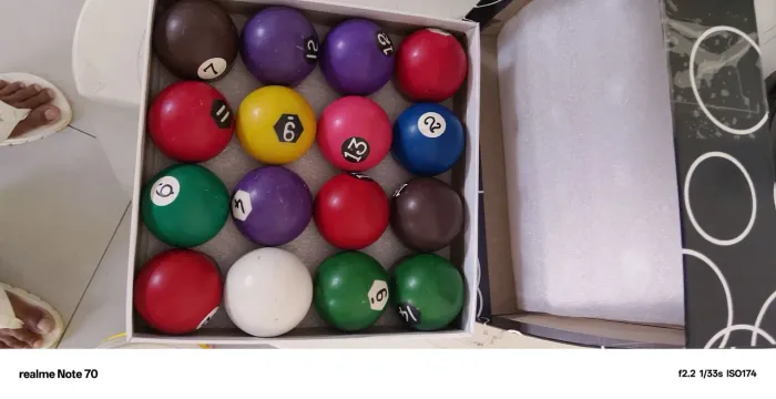 Jogo de bolas de sinuca ótima qualidade