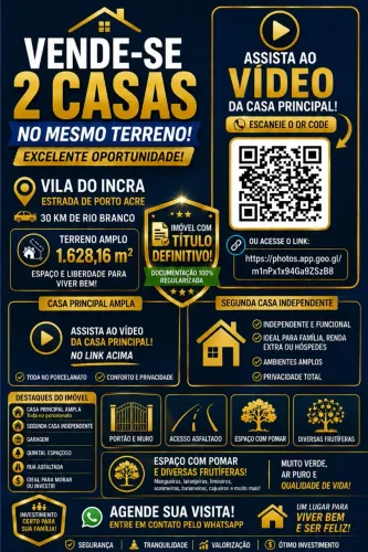 2 casas para morar ou aluguel ,valor imperdível 