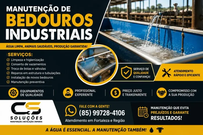 Manutenção de Bebedouros Industriais | Limpeza e Conserto Profissional