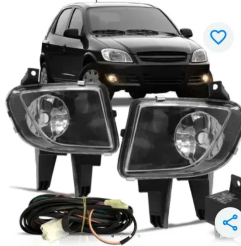 Kit farol de milha do celta já instalado