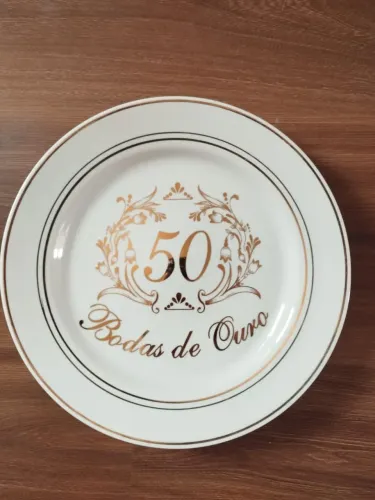 Prato Bodas de Ouro
