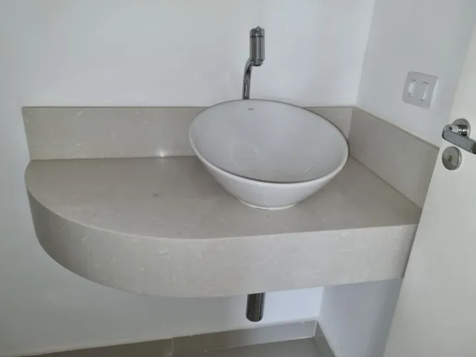 Pedra granito + cuba + torneira