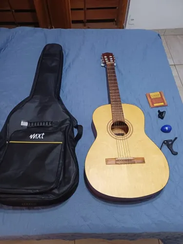 Violão Gianini Trovador + acessórios