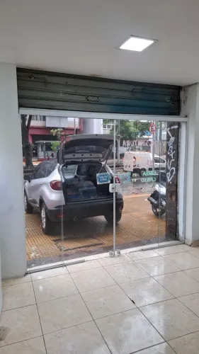 Porta de vidro comercial