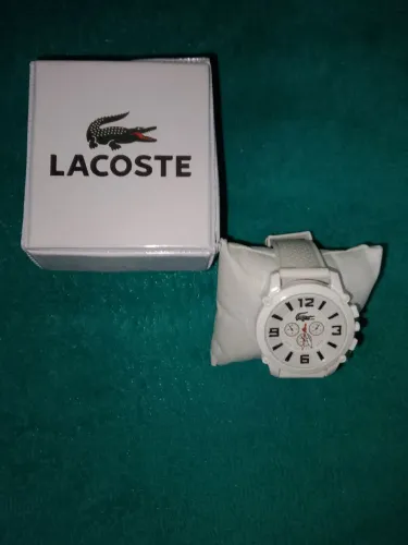 Relógio Branco Novo Estilo Lacoste - Apenas R$50 <br>