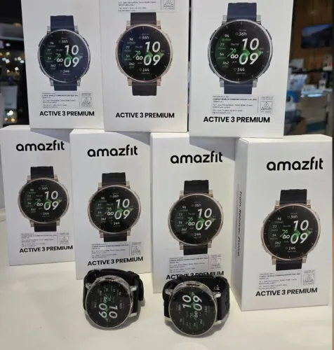 Amazfit Active 3 Premium GPS e tela de safira 1.32" 4Gb Novo lacrado