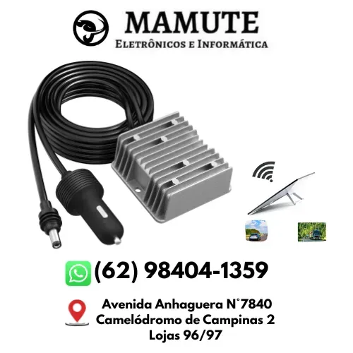 Conversor Starlink Mini Voltimetro - Veicular 12/24v Para 30v - Premium 3M