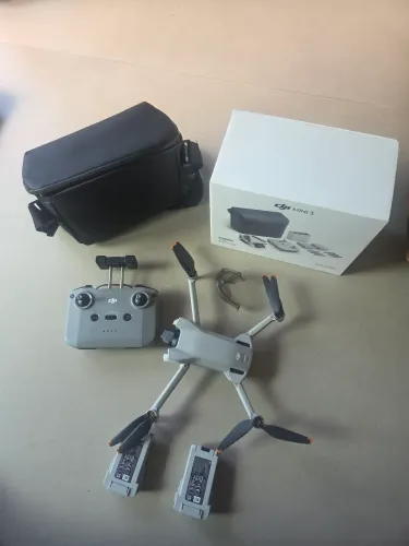Drone mini 3 usado, COMBO, 3 baterias, bolsa, carregador