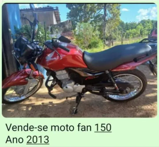 Vendo moto Fan 150 honda