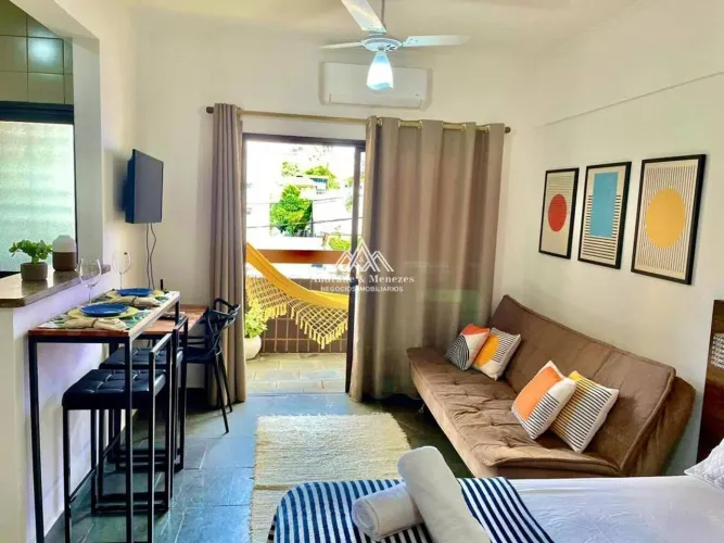 Kitnet com 1 dormitório para alugar, 34 m² por R$ 2.466,90/mês - Centro - Ribeirão Preto/S