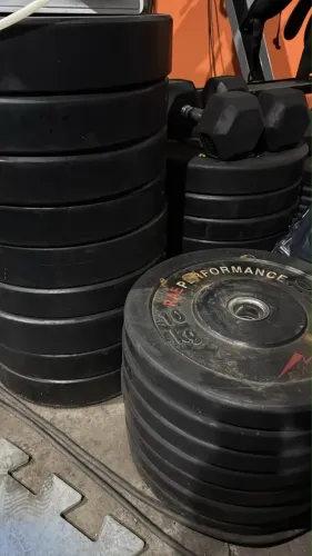 Anilha Olímpica P/Crossfit de 2,5kg a 20kg valor por kg.