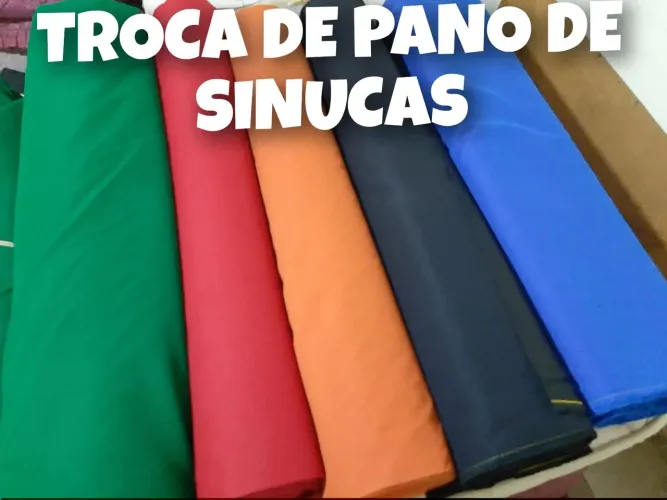 Trocamos Pano De Sinuca 