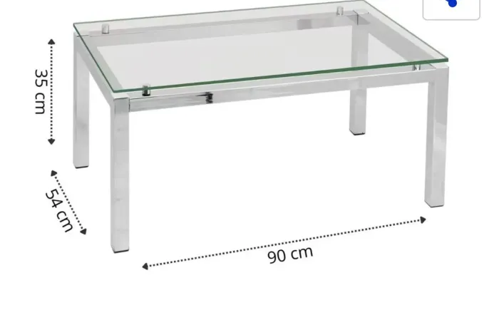 Mesa De Centro Vidro ETNA 