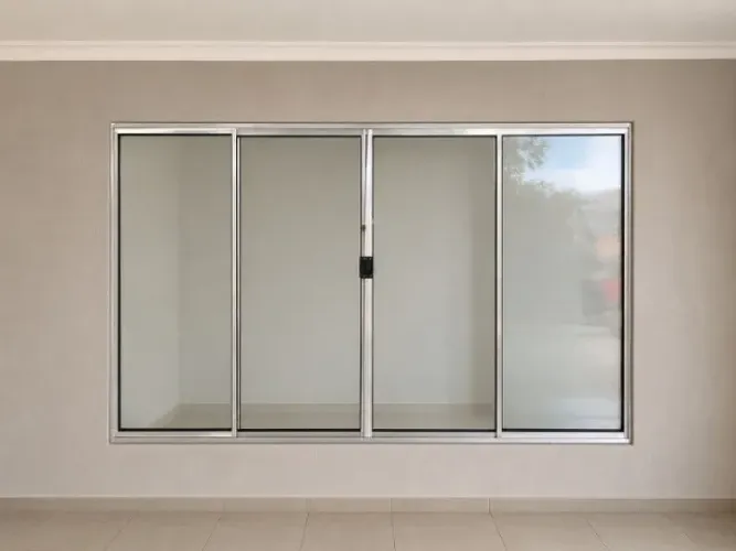 JANELA DE ALÚMINIO 4F 1.20X2.00 - MEGA OFERTA