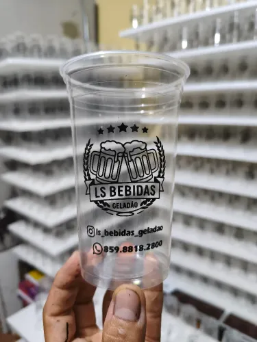 Copo descartável personalizado 500 ml