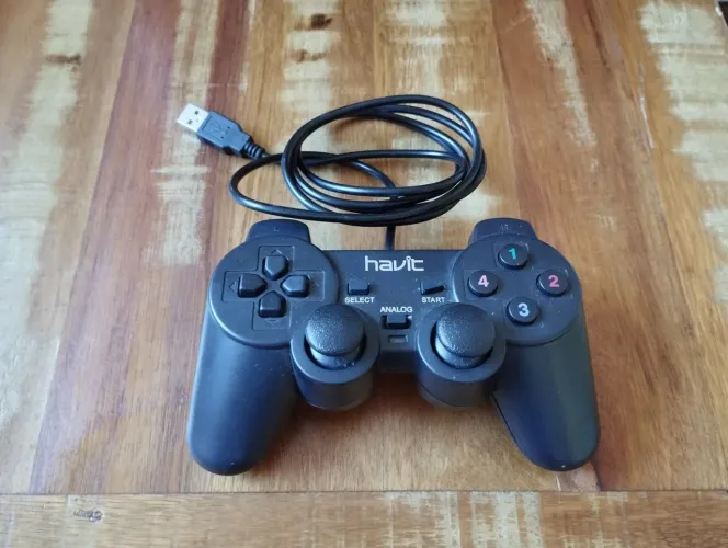 Controle Estilo PS2 com entrada USB